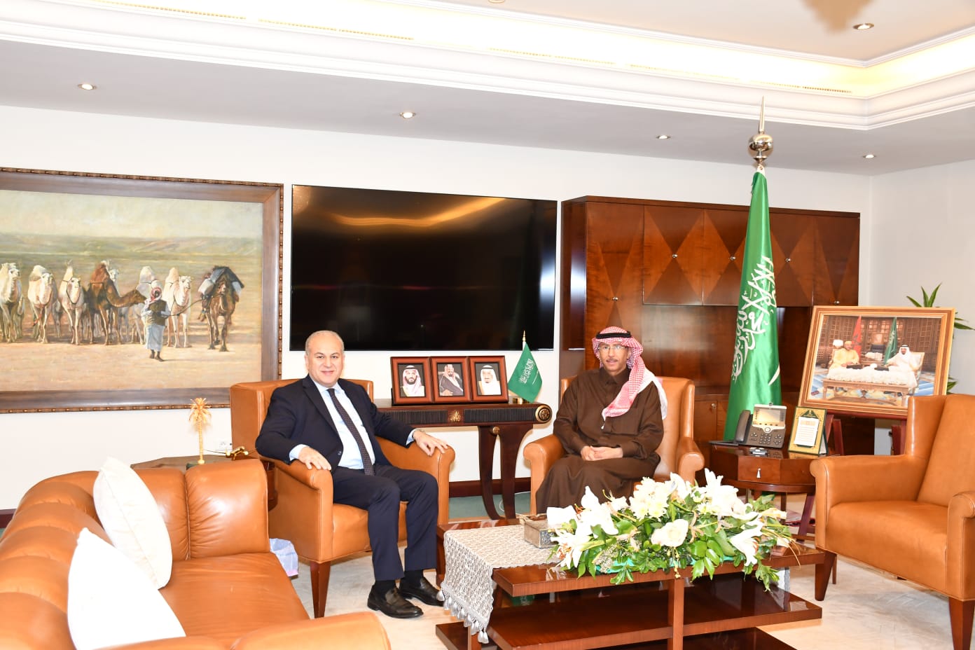 سعادة السفير يستقبل سعادة سفير جمهورية مصر العربية